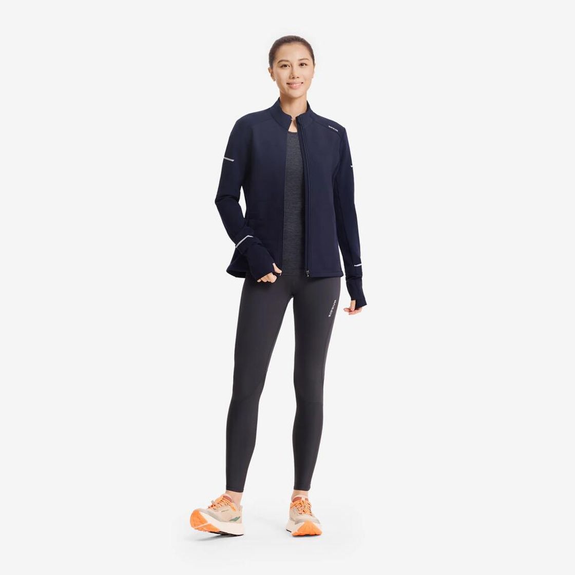데카트론 여성 러닝 방한 자켓 웜 500 코스모스 블루(Decathlon Women's Running Thermal Jacket Warm 500 Cosmos Blue) - 3
