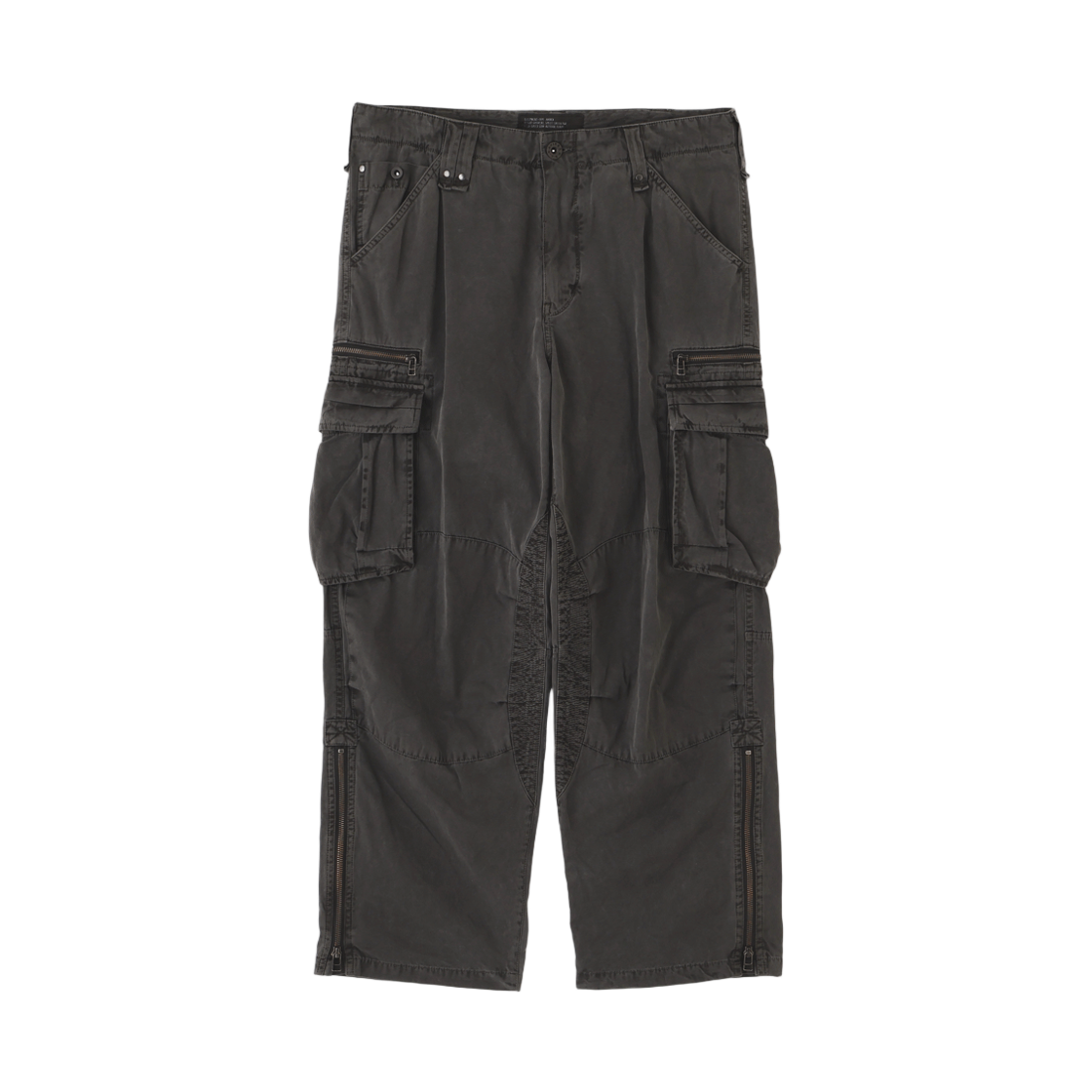 7836910022-ABL [예약배송] Avirex Pigment Cargo Pants Black