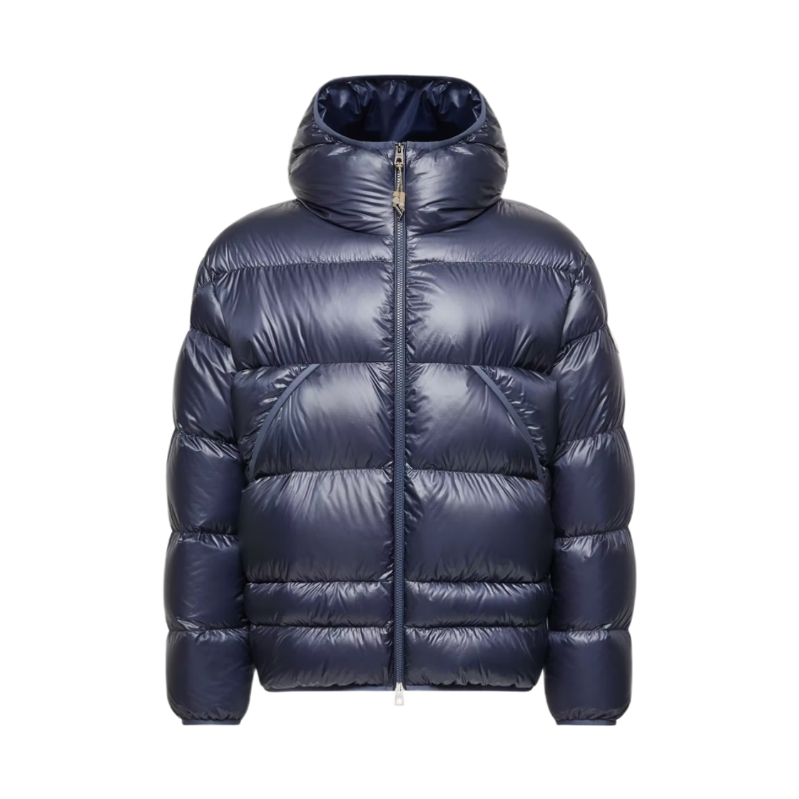 L2-091-1A00079-595B1-727 Moncler Anapo Hooded Mid Length Down Jacket Dusty Blue - 26FW