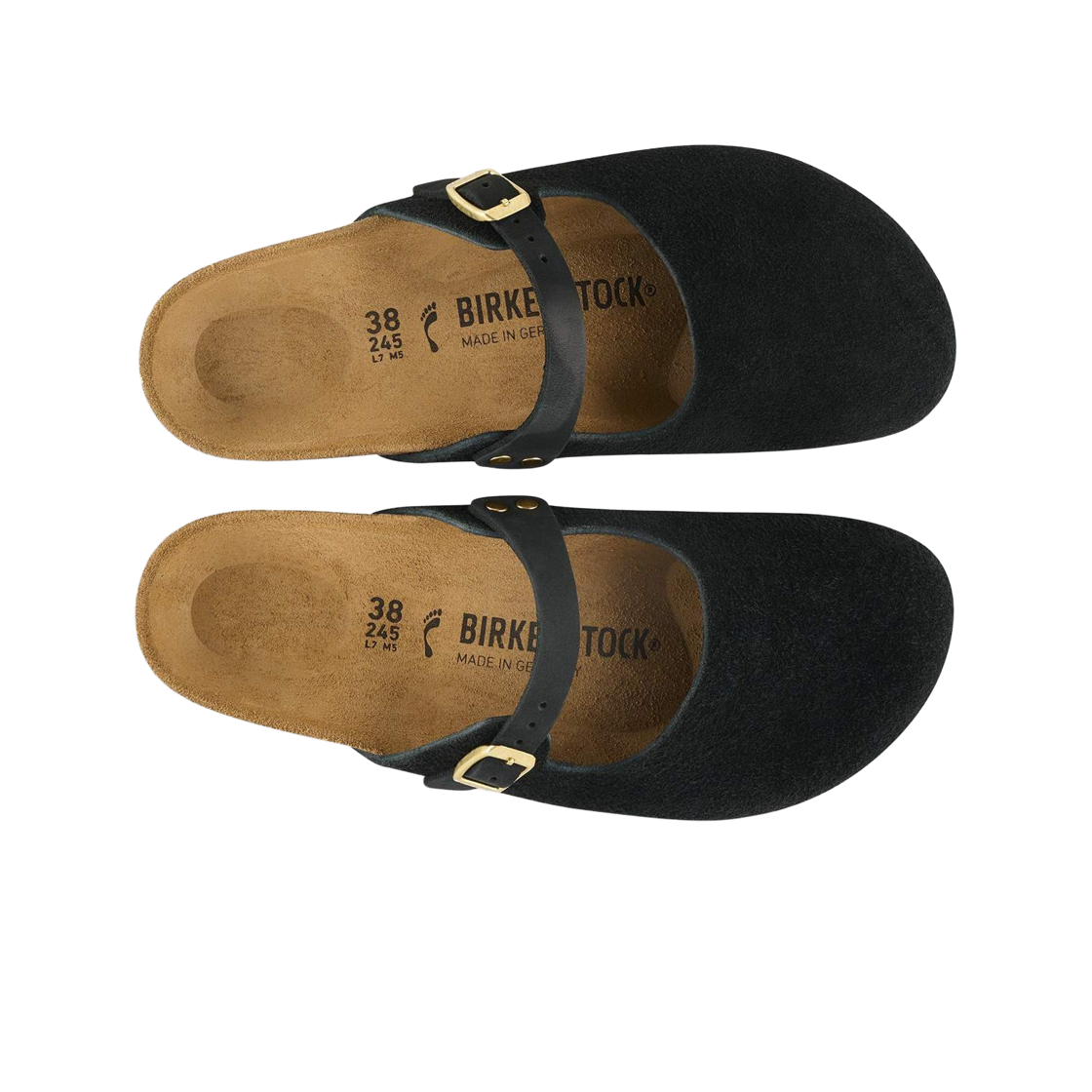 버켄스탁 마리아 2 스웨이드 블랙 - 내로우(Birkenstock Maria II Suede Black - Narrow) - 2
