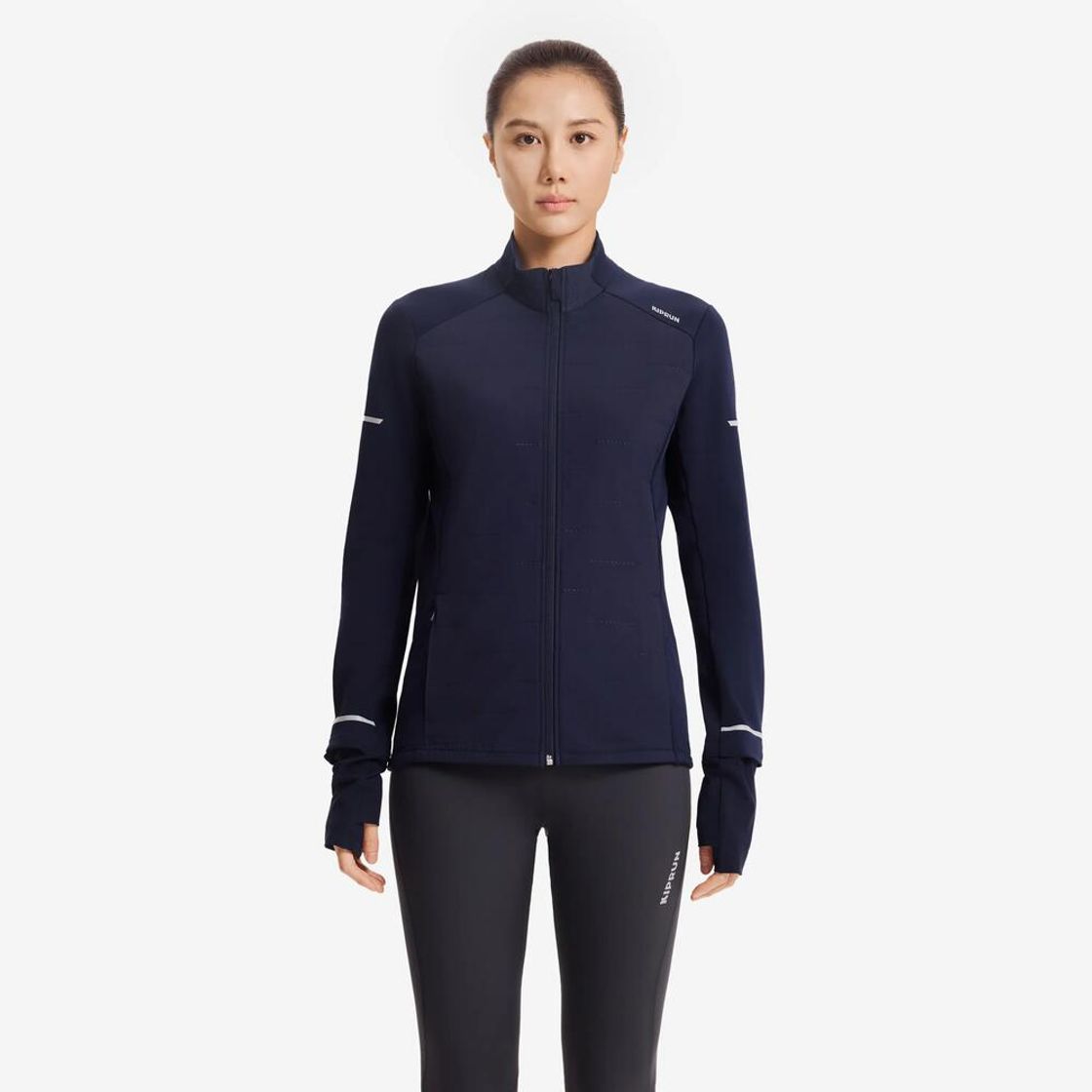 데카트론 여성 러닝 방한 자켓 웜 500 코스모스 블루(Decathlon Women's Running Thermal Jacket Warm 500 Cosmos Blue) - 2