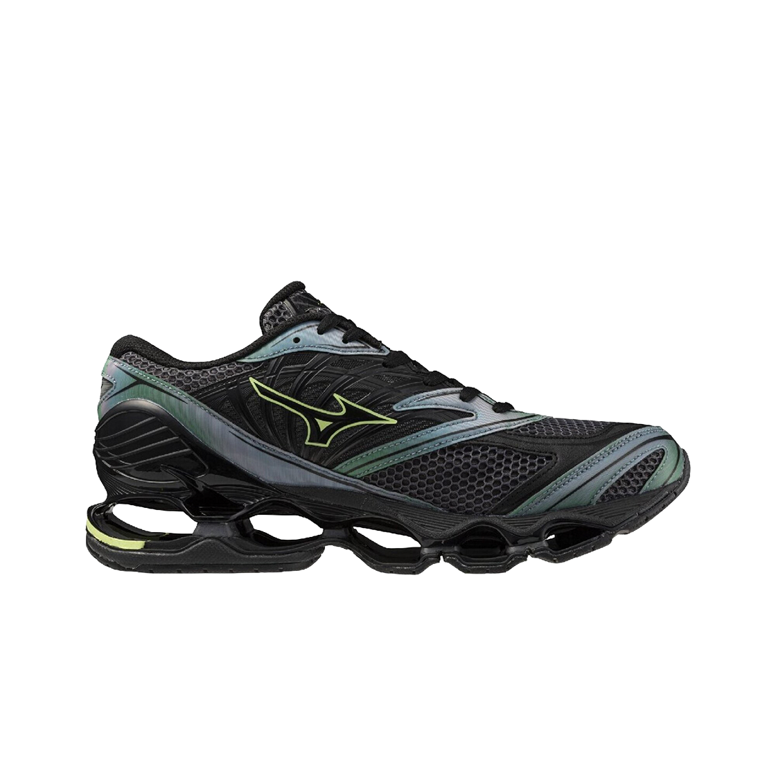 미즈노 웨이브 프로페시 LS 블랙 샌드 그로슐러 그린 블랙(Mizuno Wave Prophecy LS Black Sand Grossular Green Black) - 2