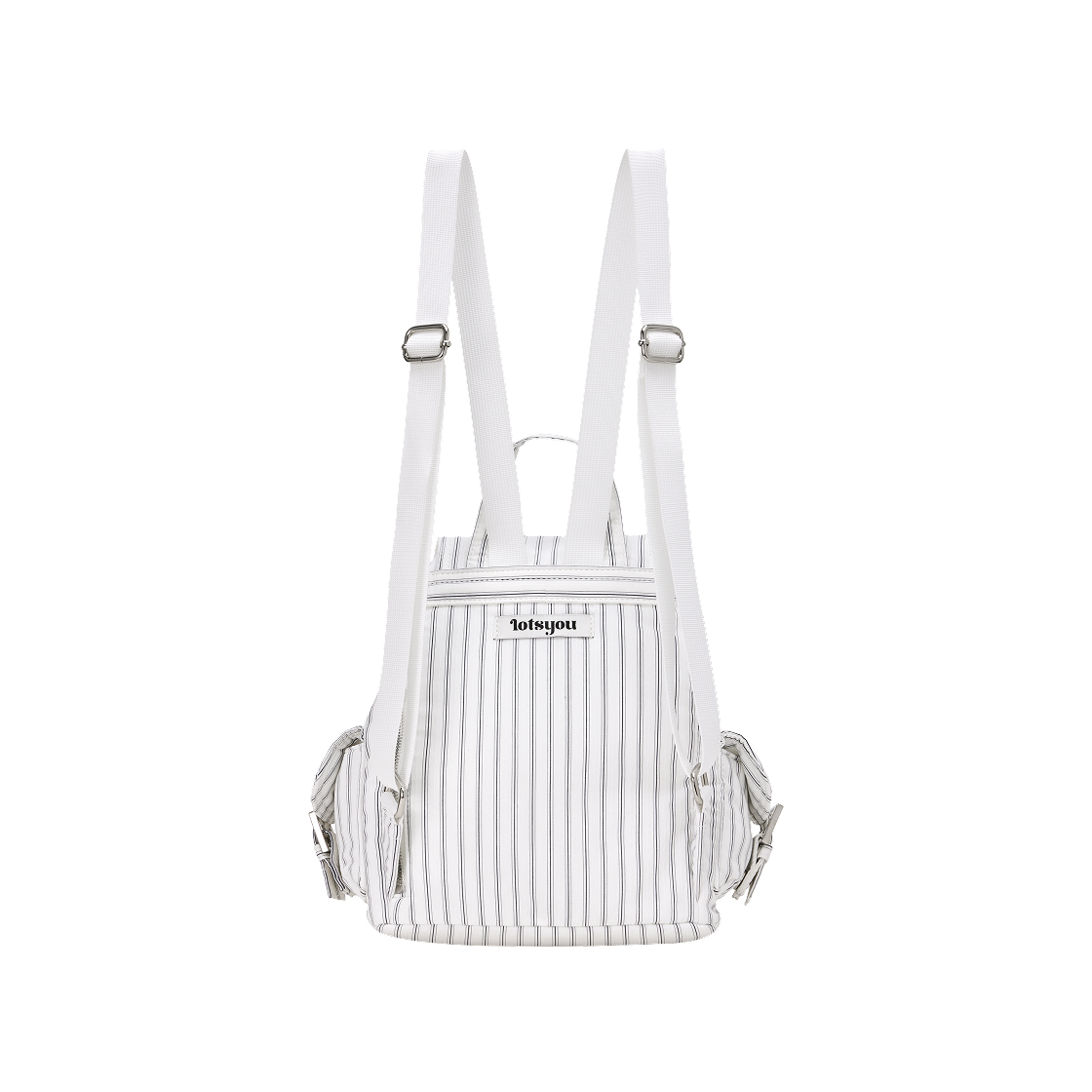 라츠유 노스텔지아 백팩 스트라이프 네이비(LOTS YOU Nostalgia Backpack Stripe Navy) - 2
