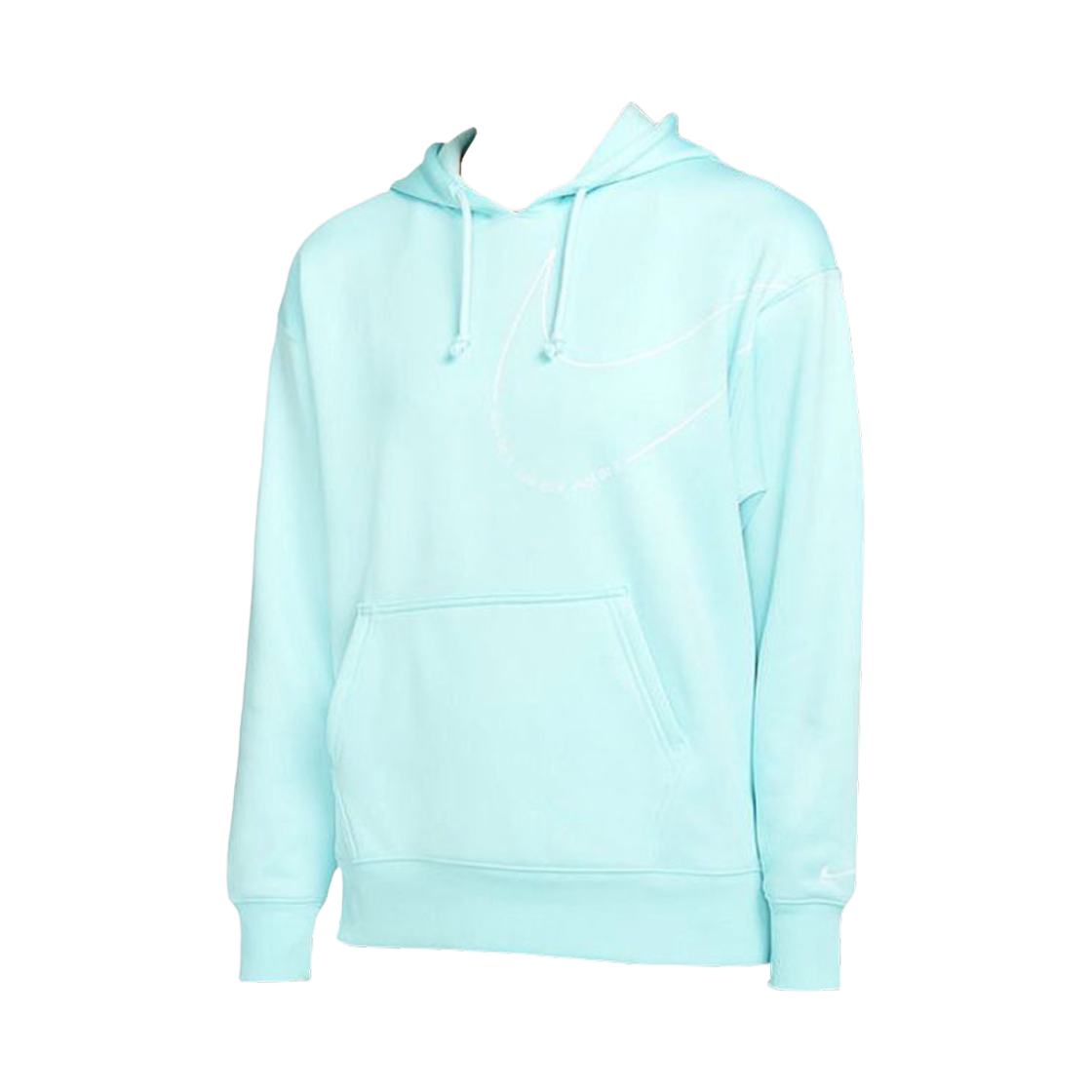 DD6465-482 (W) Nike Therma-Fit Swoosh Graphic Pullover Hoodie Teal Blue - Asia
