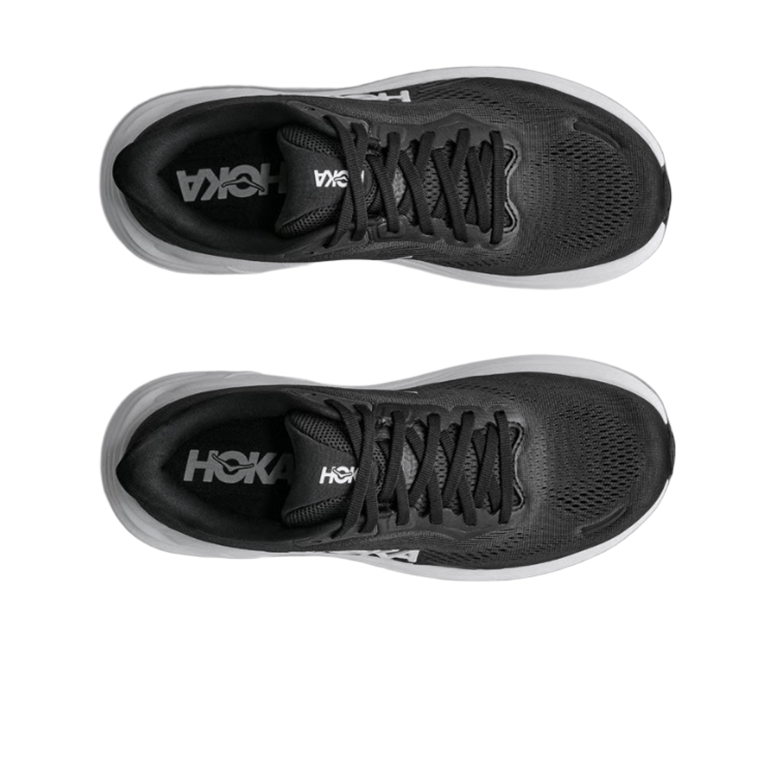 호카 클리프톤 11 블랙 화이트 - 레귤러(Hoka Clifton 11 Black White - Regular) - 2