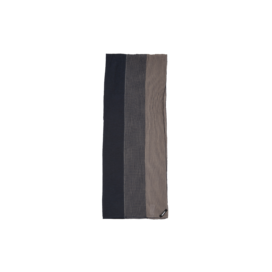 메아 패치워크 패턴 머플러 네이비(Mea Patchwork Pattern Muffler Navy) - 2