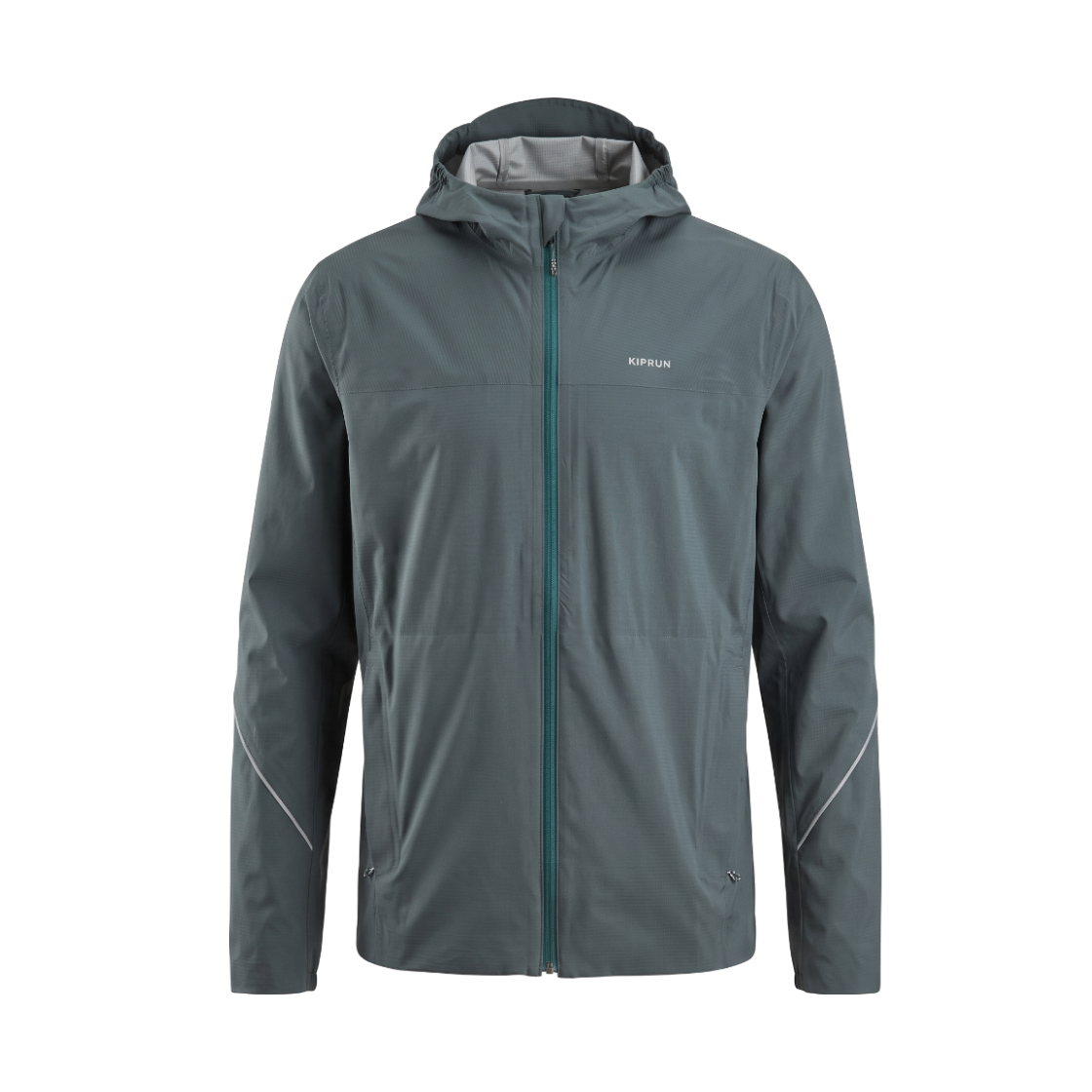 데카트론 남성 트레일러닝 방수 자켓 런 500 스모크 그린(Decathlon Men's Trail Running Waterproof Jacket Run 500 Smoke Green) - 1
