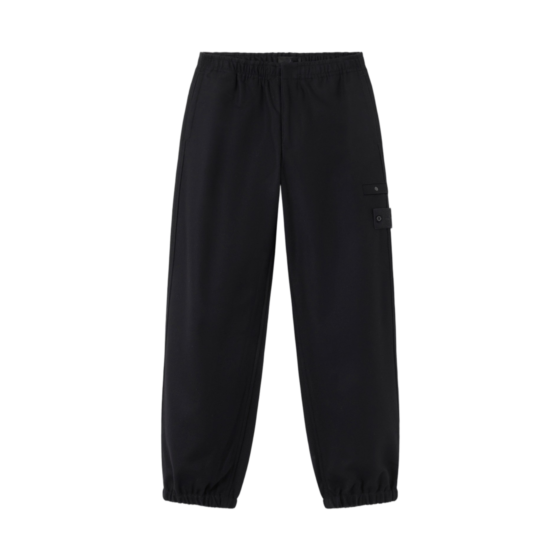 L2S1531000-24S0F24-V0029 Stone Island 3100024 Wool Nylon Flannel_S.I. Ghost Loose-Fit Joggers with Elasticated Cuffs - 26FW