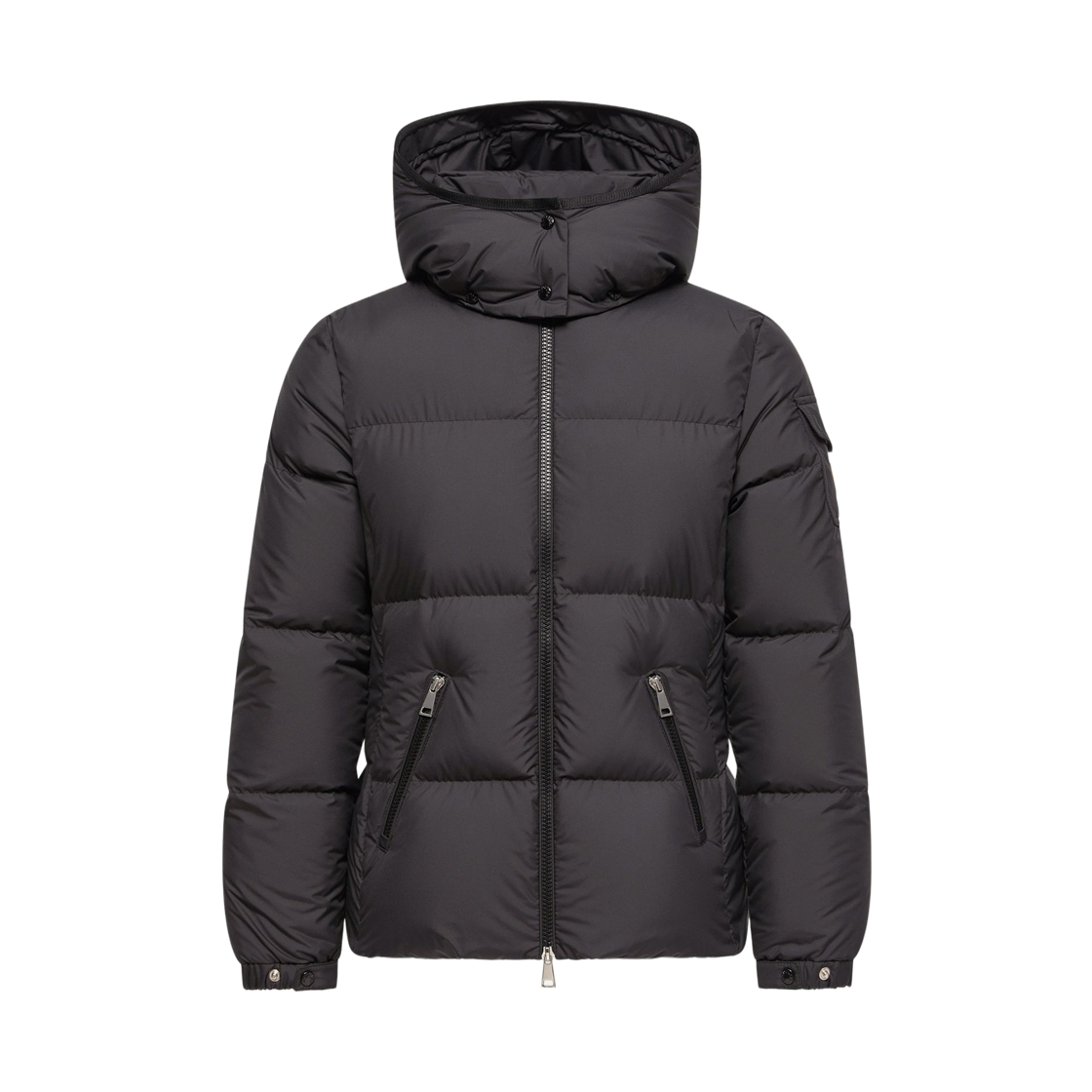 L2-093-1A00197-54A81-999 (W) Moncler Fourmines Hooded Short Down Jacket Black - 26FW