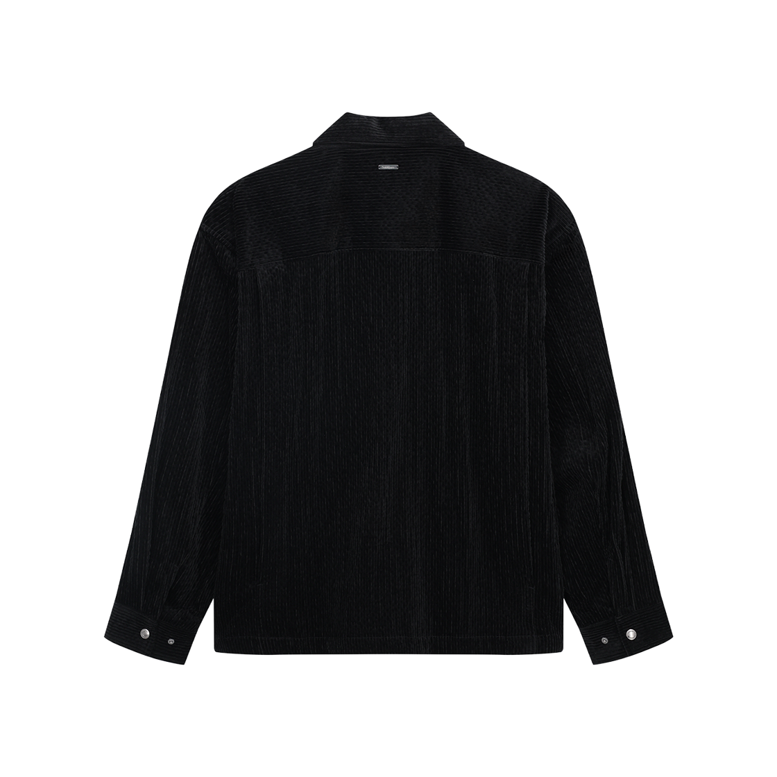지오송지오 셈블런스 코듀로이 집업 셔츠 블랙 ZI5SH808BK(ZIOSONGZIO SEMBLANCE Corduroy Zip Up Shirt Black) - 2