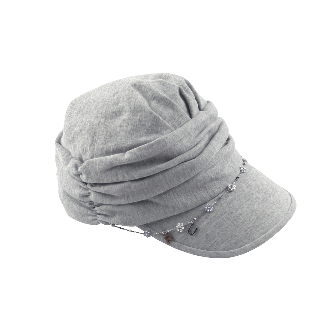 루바티 카밀라 터번 셔링 캡 라이트멜란지(Rubati Kamila Turban Shirring Cap Light Melange)