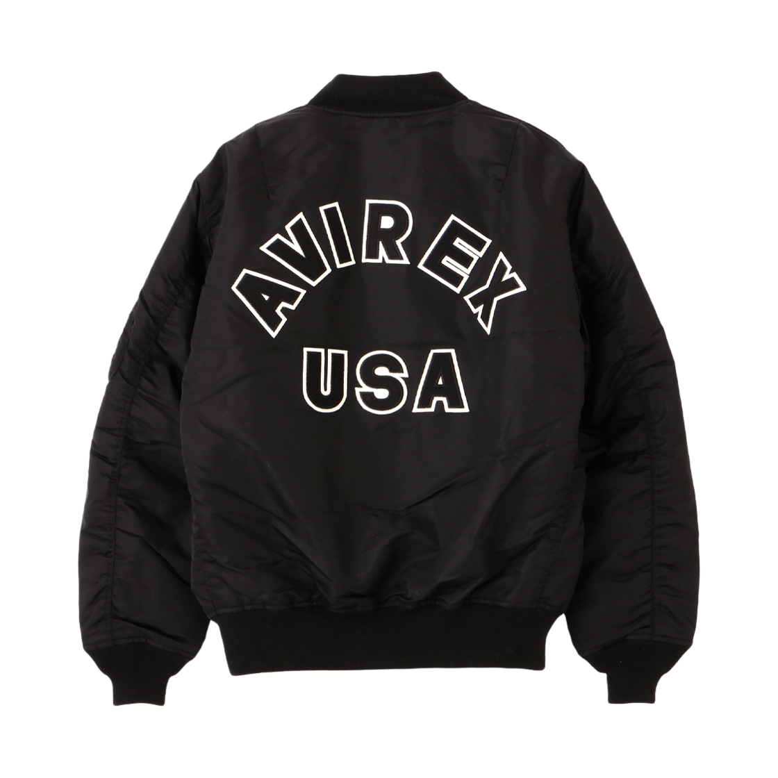 7835952036-ABL Avirex Commercial MA-1 Logo Black