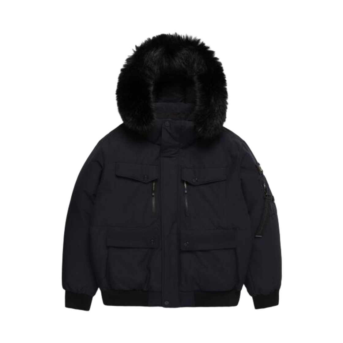 내셔널 지오그래픽 타루가 퍼 트리밍 후디 다운 점퍼 네이비(National Geographic Taruga Fur Trim Hood Down Jumper Navy)