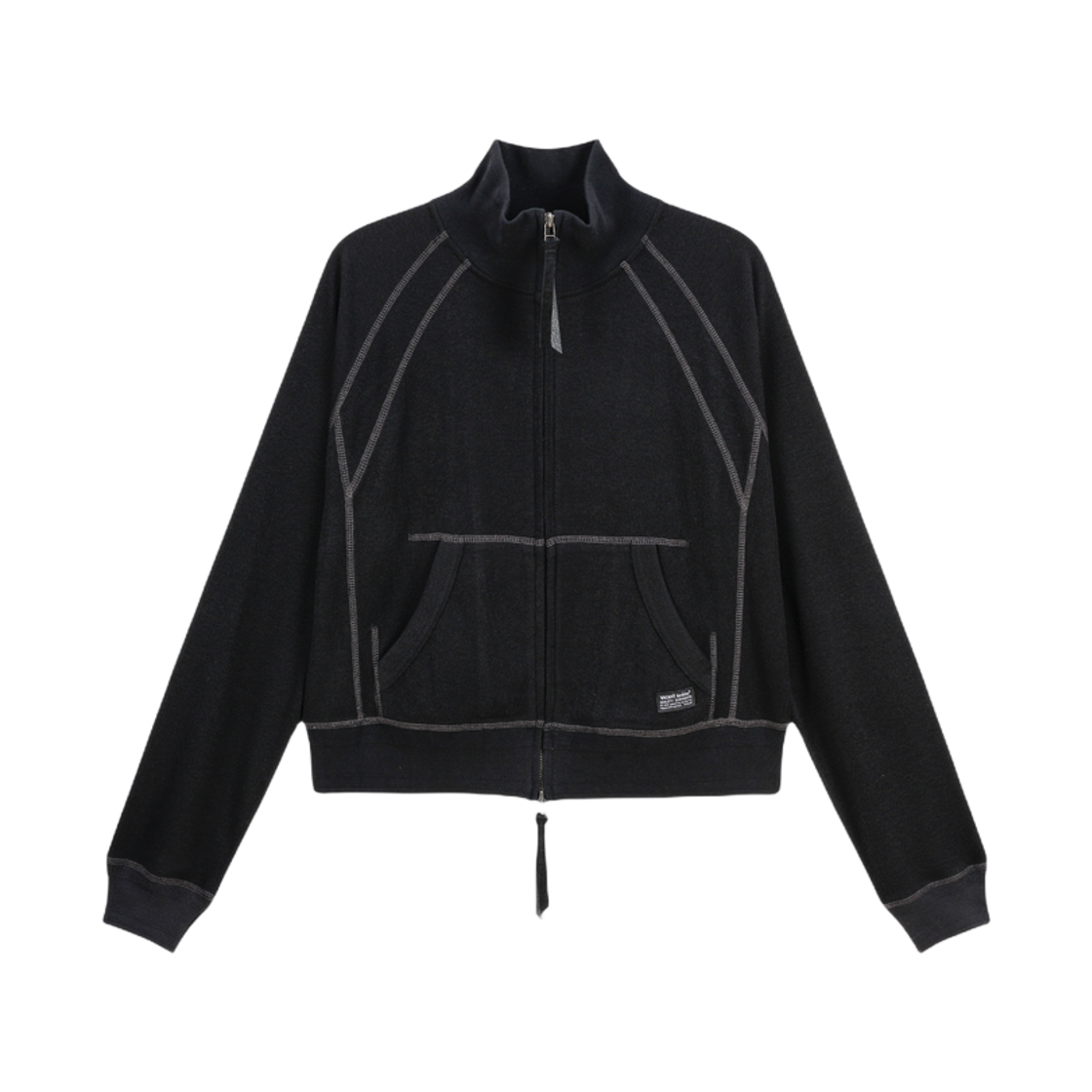 베이컨트 아카이브 파커 하이넥 집업 블랙(Vacant Archive Parker High-Neck Zip Up Black) - 1