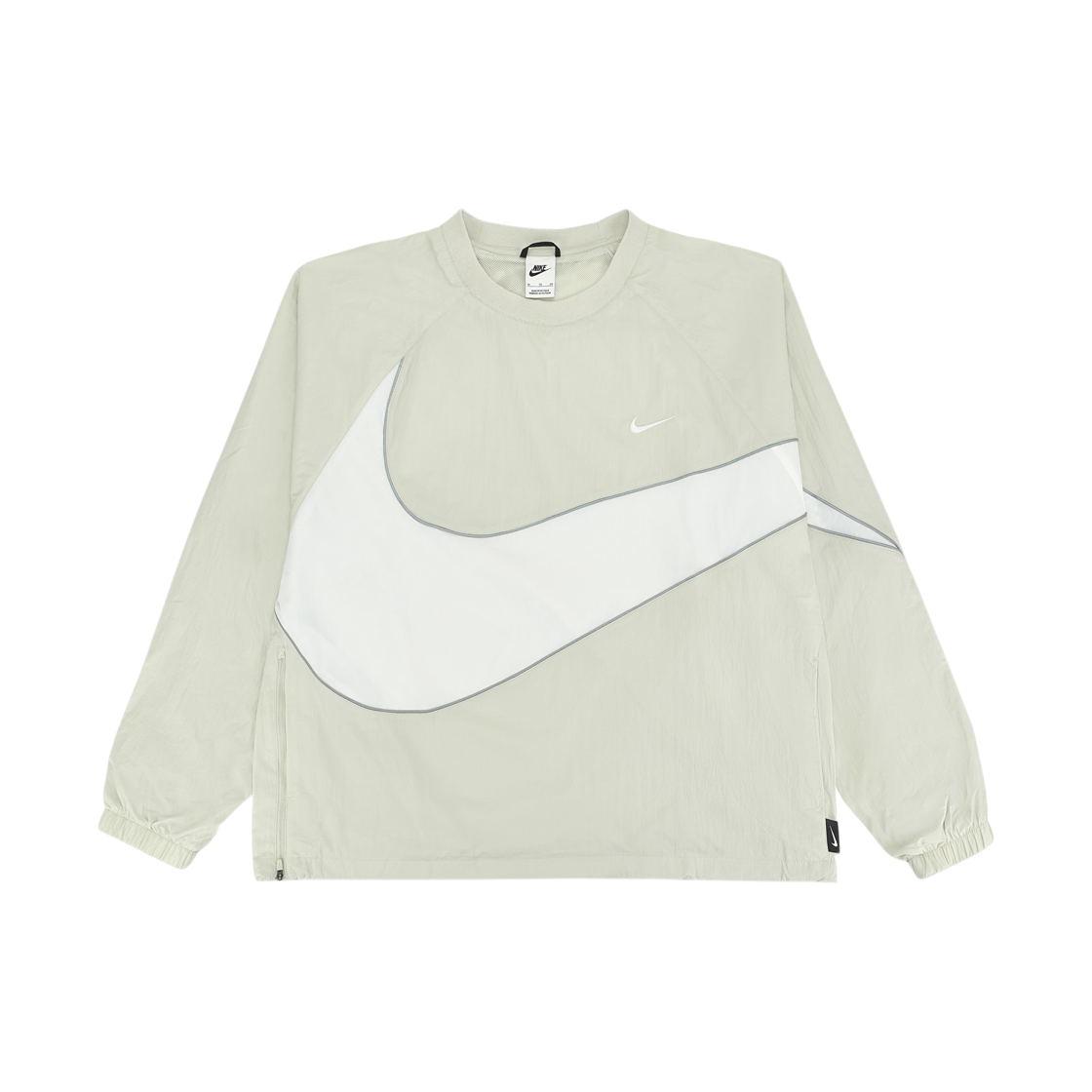 DX0661-072 Nike Swoosh Woven Jacket Light Bone White - Asia