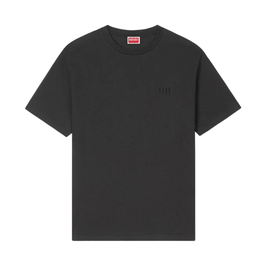 FG55TS4024SG-99J Kenzo Boke Flower 2.0 Embroidered Oversized T-Shirt in Cotton Black