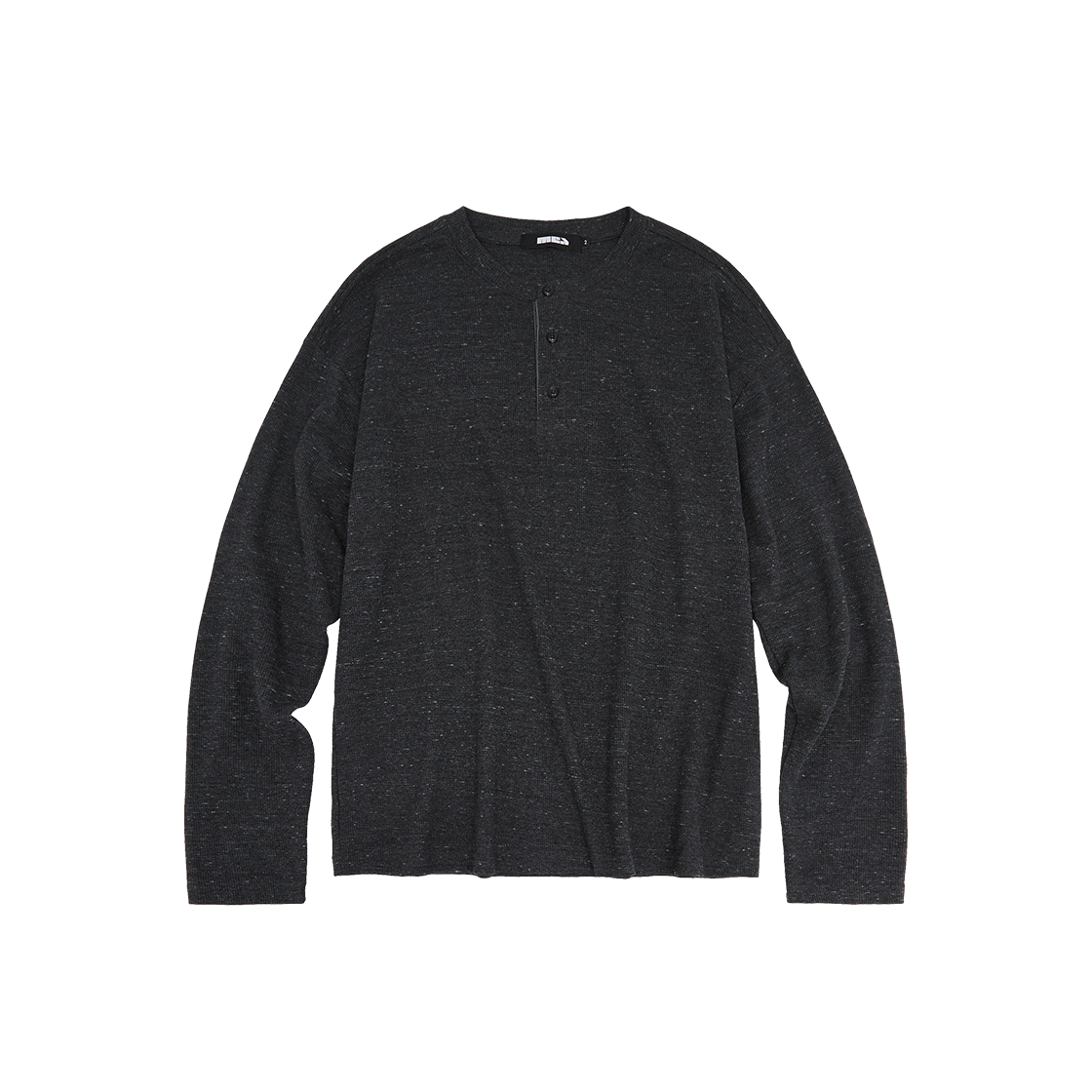 메아 써멀 헨리 낵 롱 슬리브 차콜(Mea Thermal Henley Neck L/S Charcoal)