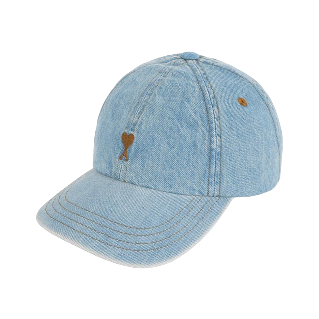 UCP264 DE0139 480 [20% 쿠폰] AMI de Coeur Cotton Light Washed Denim Cap Used Blue