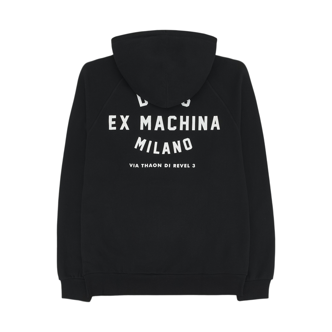 데우스 엑스 마키나 밀라노 어드레스 후드 블랙(Deus Ex Machina Milano Address Hoodie Black)