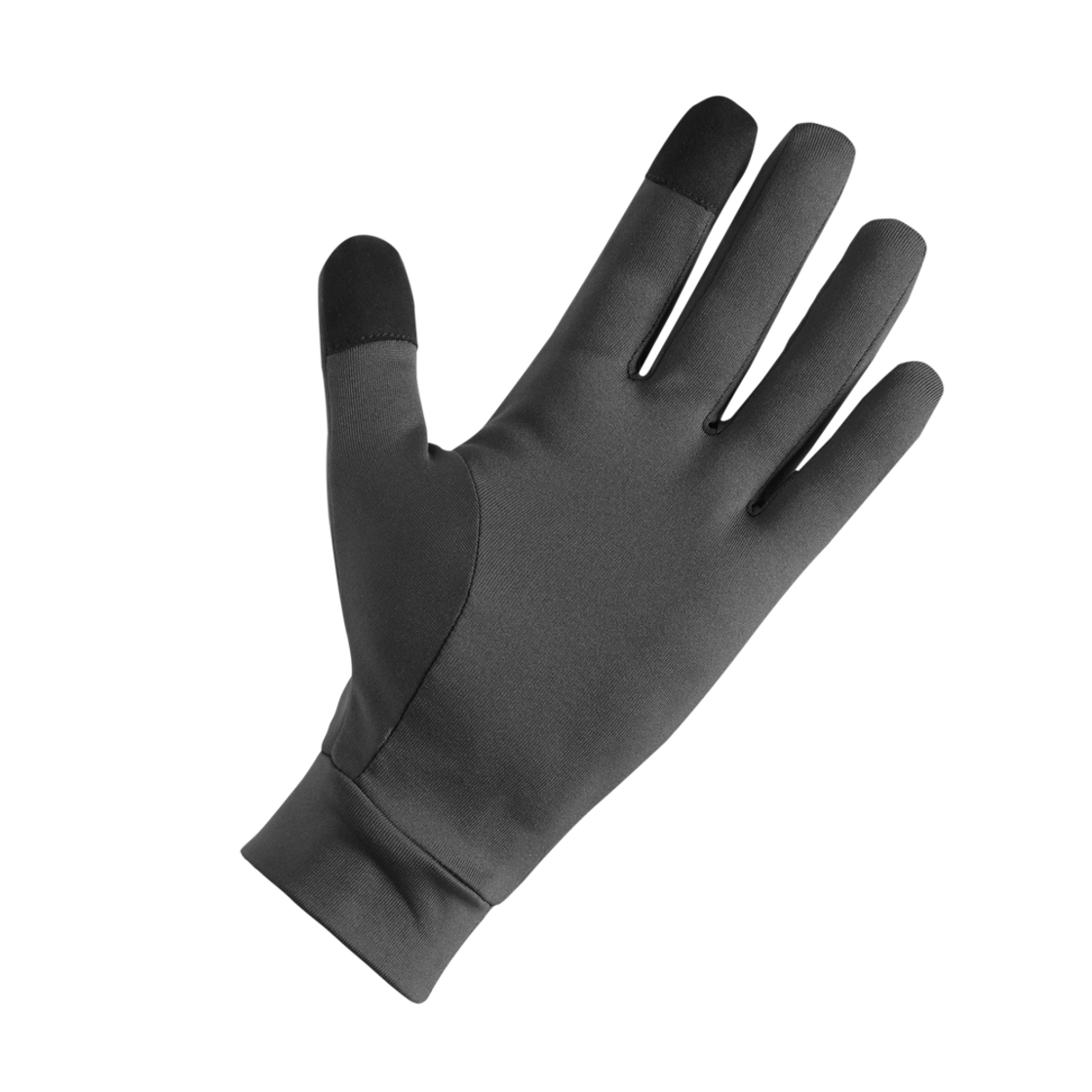 8759606 Decathlon Running Touchscreen Gloves Warm Plus V2 Carbon Grey