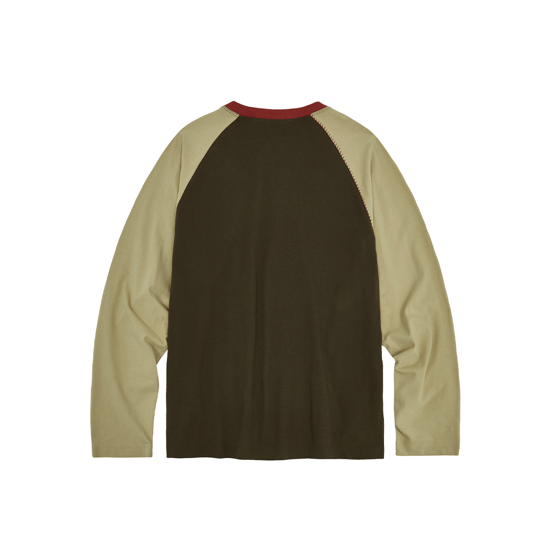 메아 3 컬러 래글런 스티치 롱 슬리브 레몬(Mea 3 Color Raglan Stitch L/S Lemon) - 2