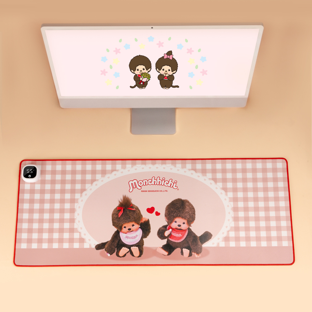 로이체 몬치치 온열 장패드 데스크 매트(Royche Monchhichi Heated Long Desk Mat) - 3