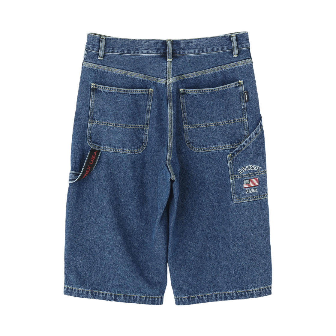 아비렉스 바시티 페인터 숏츠 워시드(Avirex Varsity Painter Shorts Washed)