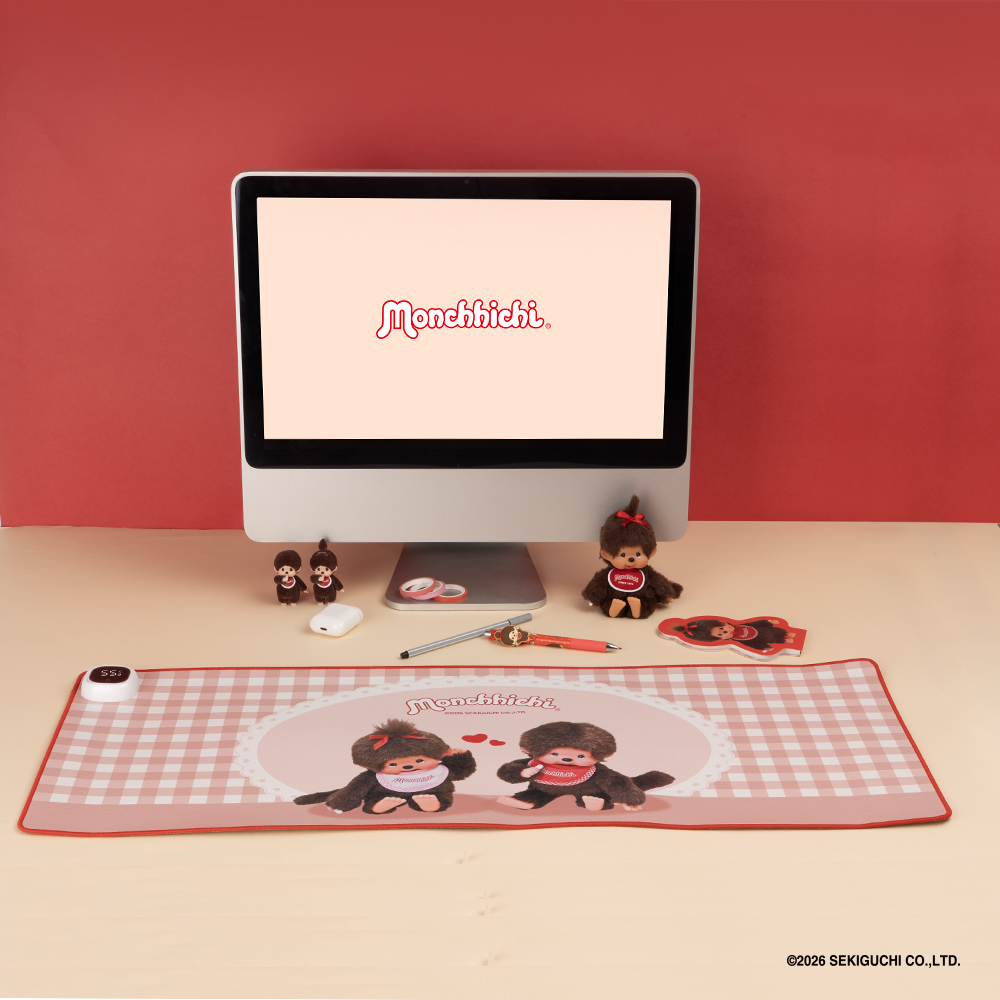 로이체 몬치치 온열 장패드 데스크 매트(Royche Monchhichi Heated Long Desk Mat) - 4