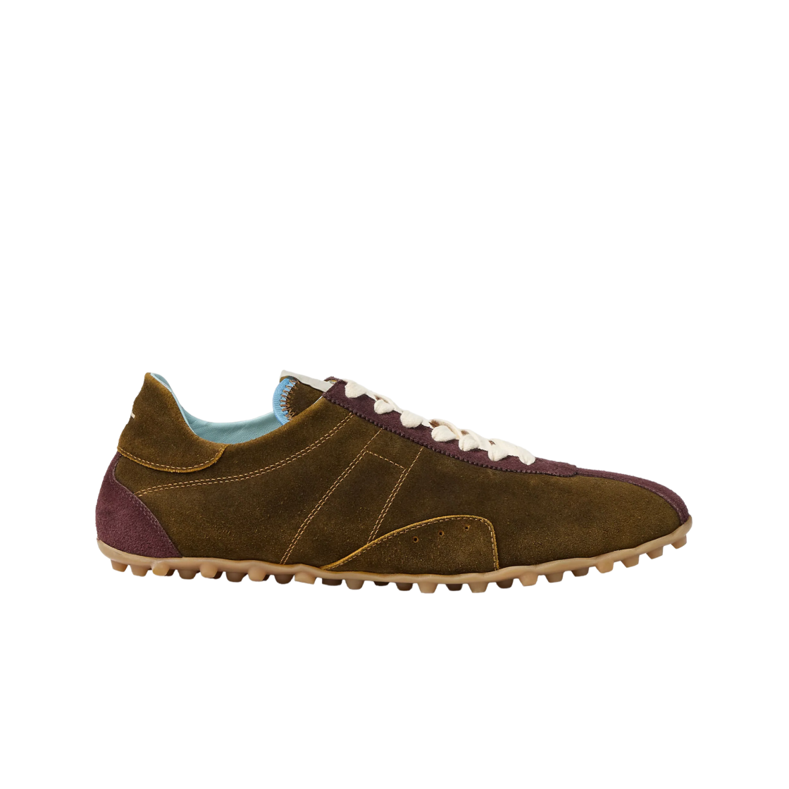 S97WS0104P7857H0091 Maison Margiela Sprinters Sneakers Washed Suede Brown