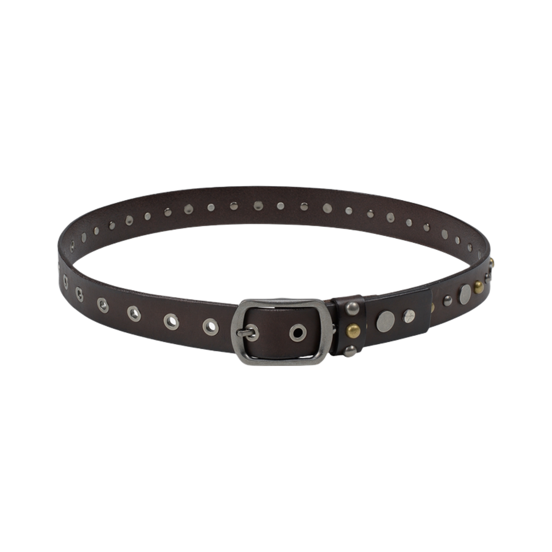 베이컨트 아카이브 데오 스터드 믹스 벨트 브라운(Vacant Archive Deo Stud Mixed Belt Brown) - 1