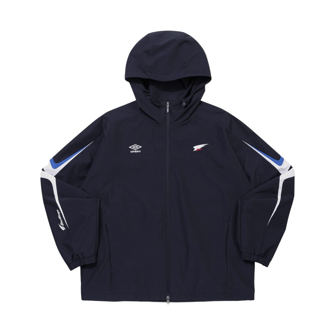 엄브로 수원 삼성 써드 컬렉션 2 레이어 후드 우븐 자켓 다크 네이비(Umbro Suwon Samsung Third Collection 2 Layer Hooded Woven Jacket Dark Navy)