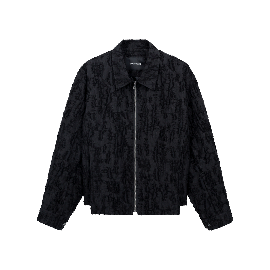 지오송지오 디스트로이드 자카드 트러커 블랙 ZI5JP521BK(ZIOSONGZIO Destroyed Jacquard Trucker Black) - 1