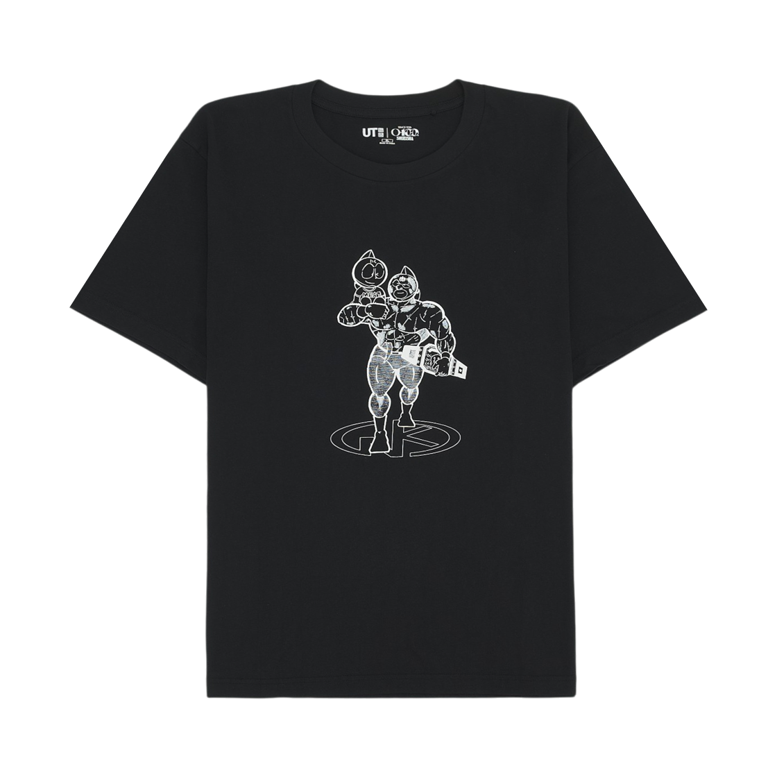 487573-09 Uniqlo UT Shueisha 100th Anniversary Kinnikuman T-Shirt Black