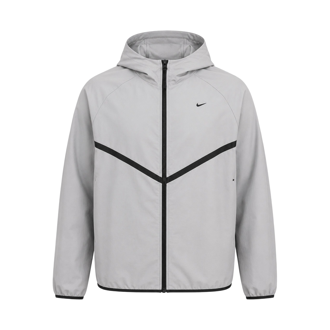 IF1346-009 Nike Tech Shori Knit Full-Zip Windrunner Jacket College Grey Black - Asia