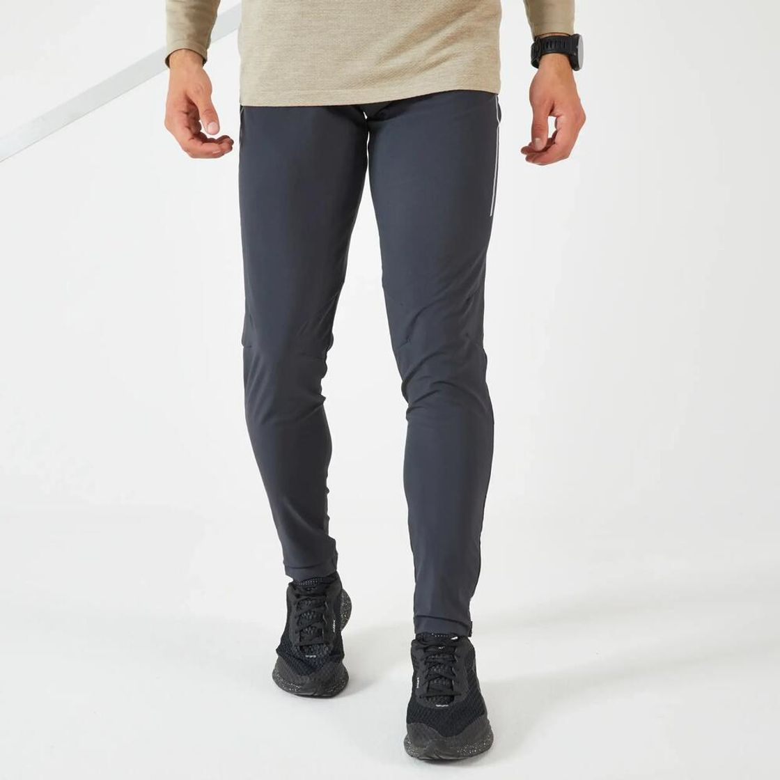 데카트론 남성 러닝 바지 피티드핏 런 드라이 500 그라파이트 그레이(Decathlon Men's Running Pants Fitted Fit Run Dry 500 Graphite Grey) - 3