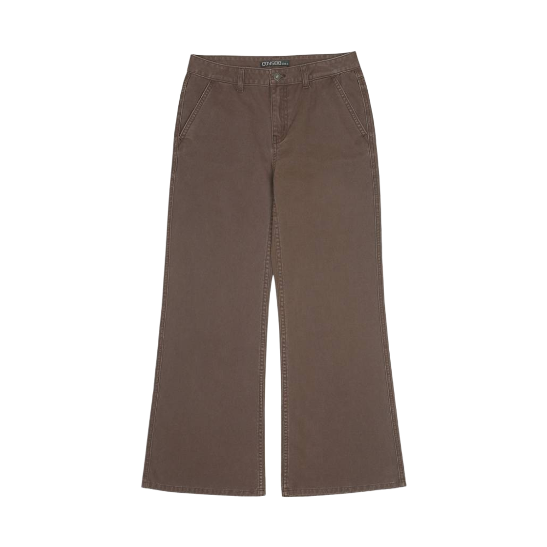 CY26FWBTPA303 COYSEIO 038 Cotton Bootcut Pants Brown