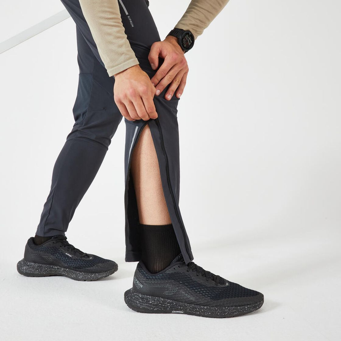 데카트론 남성 러닝 바지 피티드핏 런 드라이 500 그라파이트 그레이(Decathlon Men's Running Pants Fitted Fit Run Dry 500 Graphite Grey) - 5