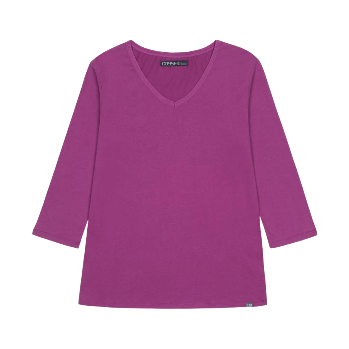 CY26FWTOLS302 COYSEIO 038 V-Neck 3/4 Sleeve Magenta