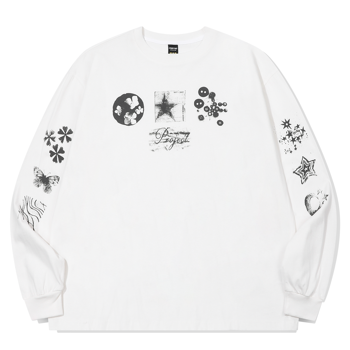 꼼파뇨 이펙트 롱슬리브 스타화이트(CPGN STUDIO Effect Long Sleeve Star White)