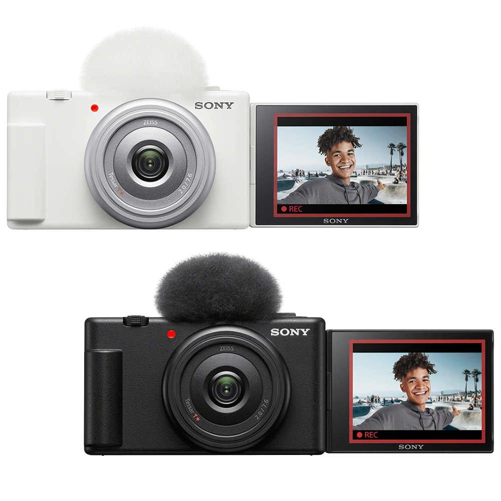 ZV-1F Sony ZV-1F Vlog Camera (Black/White) / Authorized Dealer