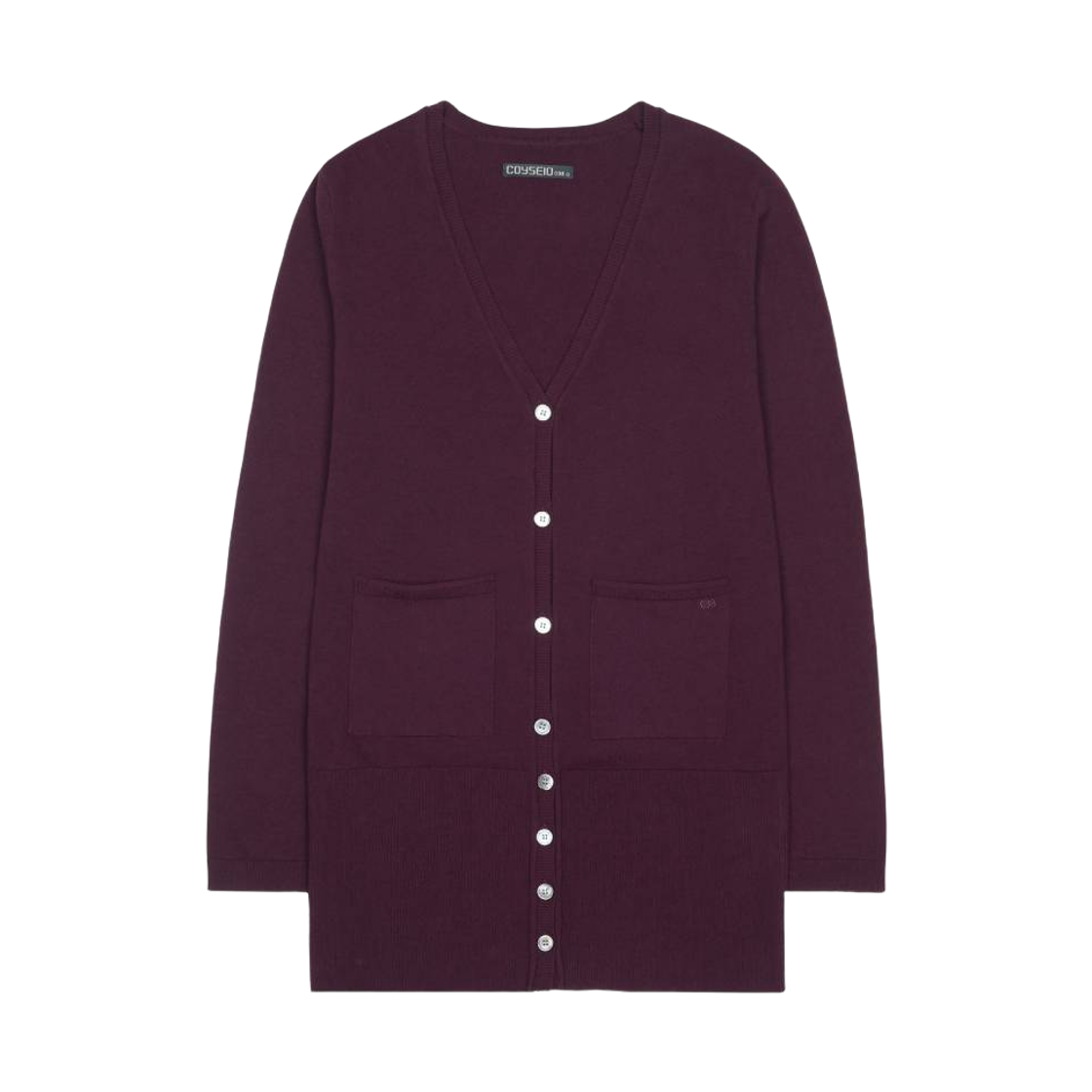 CY26FWOTCD302 COYSEIO 038 Long Cardigan Wine