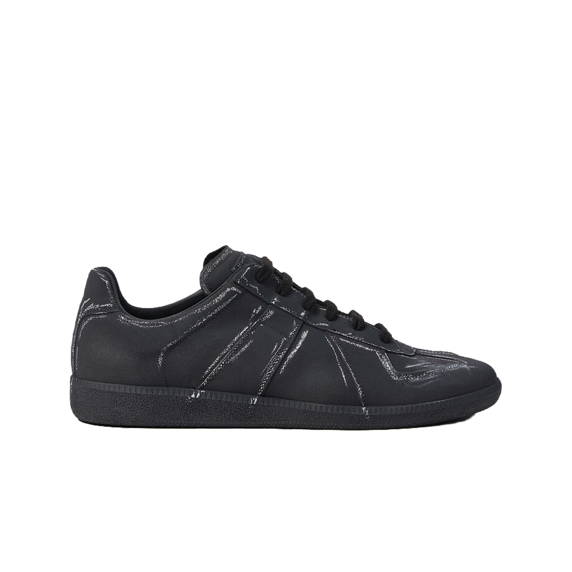 S97WS0110P7859H1532 Maison Margiela Replica Sneakers Blackboard Black And White