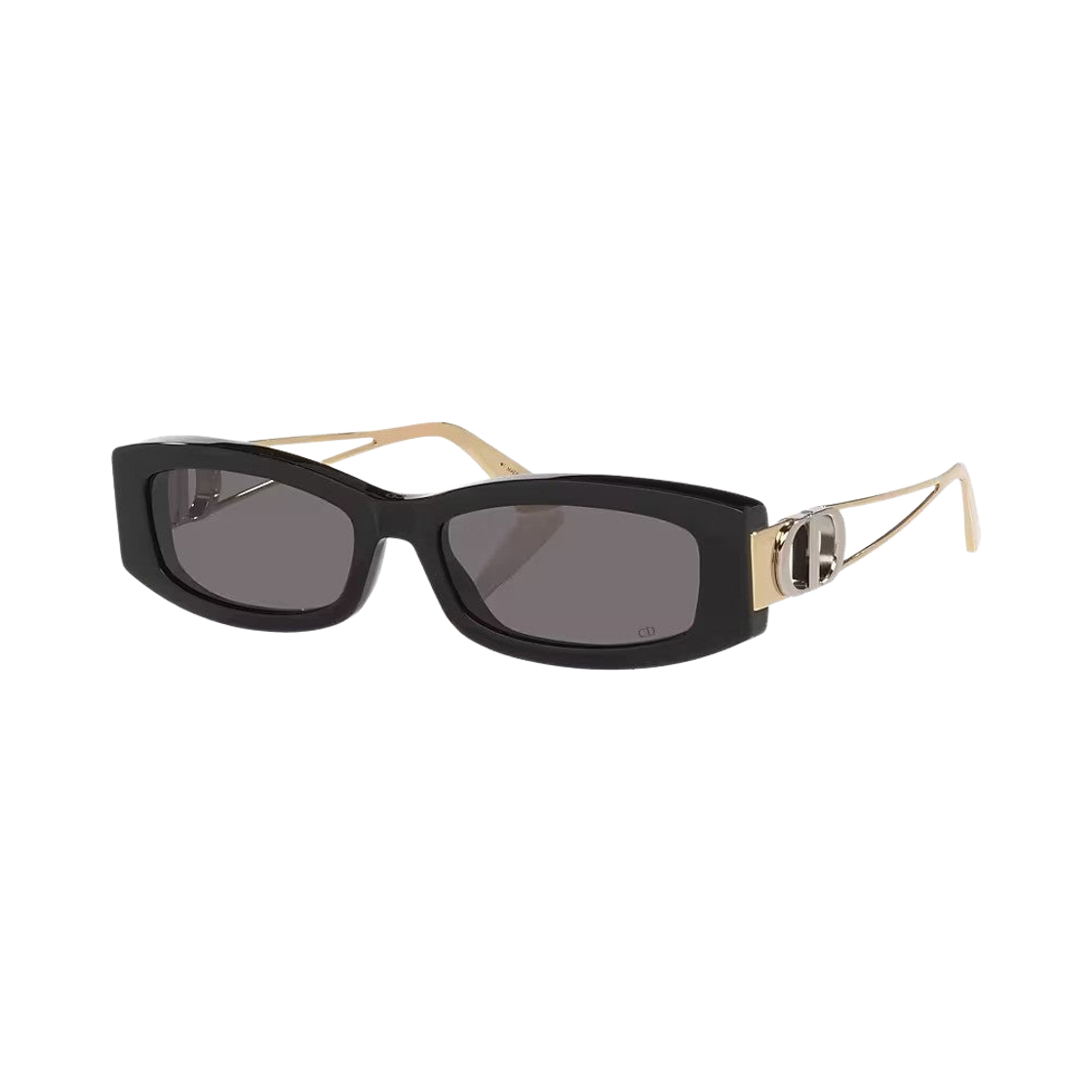 30MS14FXR-12A0 Dior 30 Montaigne S14F Square Sunglasses Shiny Black Smoke