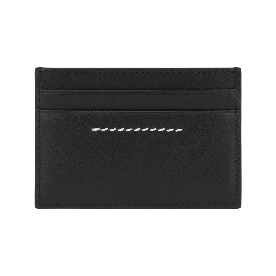 MM6 메종 마르지엘라 레더 카드 홀더 블랙(MM6 Maison Margiela Leather Card Holder Black) - 2