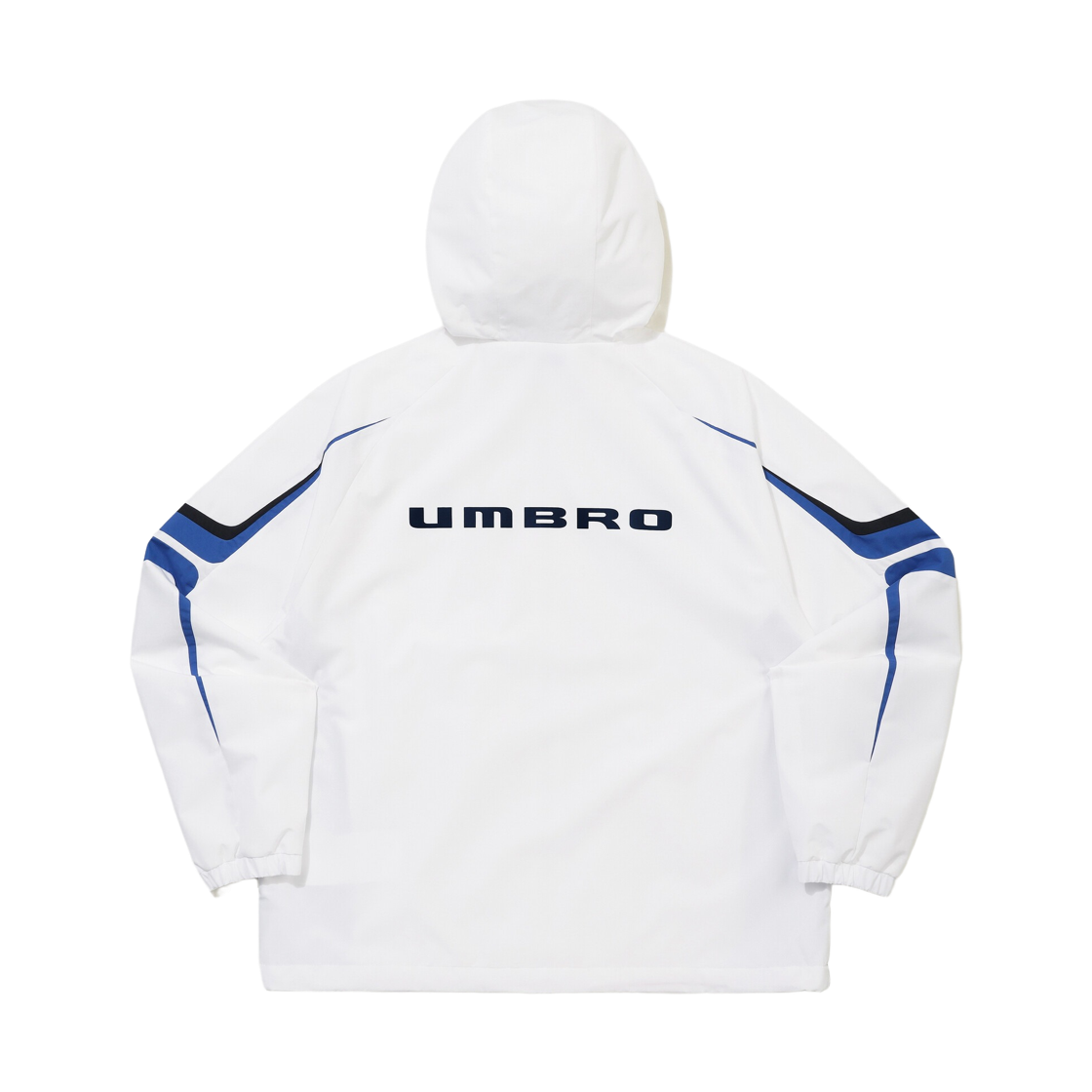 엄브로 수원 삼성 써드 컬렉션 2 레이어 후드 우븐 자켓 화이트(Umbro Suwon Samsung Third Collection 2 Layer Hooded Woven Jacket White) - 2
