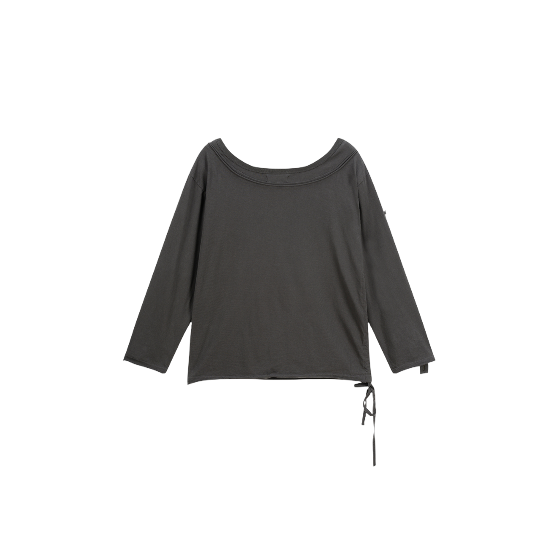 베이컨트 아카이브 다시 레이어드 오프숄더 롱슬리브 탑 차콜(Vacant Archive Darcy Layered Off-Shoulder 
Long Sleeve Top Charcoal) - 2