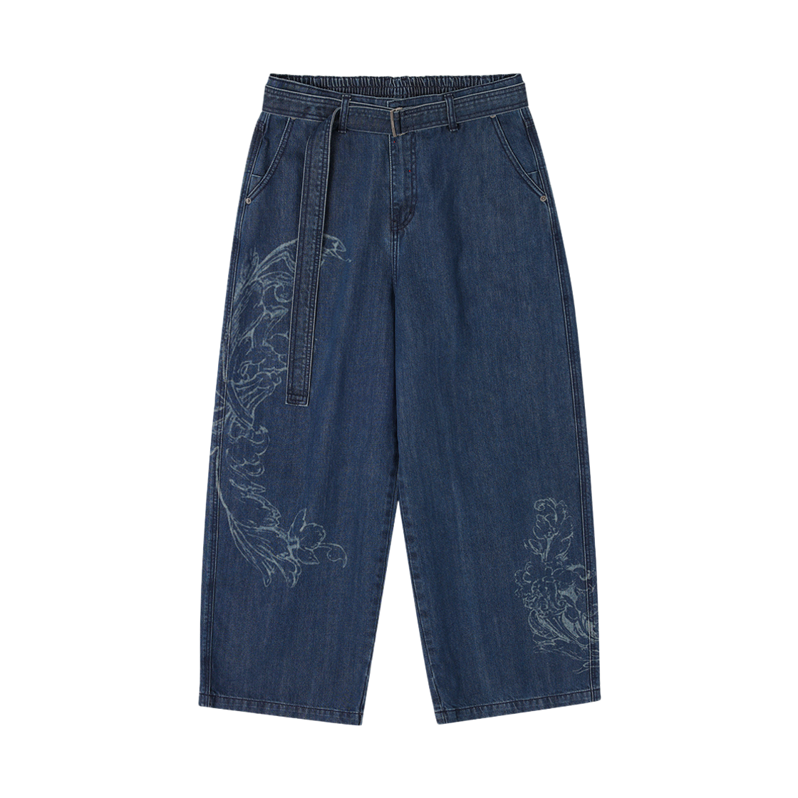 SI5PT523BL SONGZIO HOMME Foliate Denim Blue