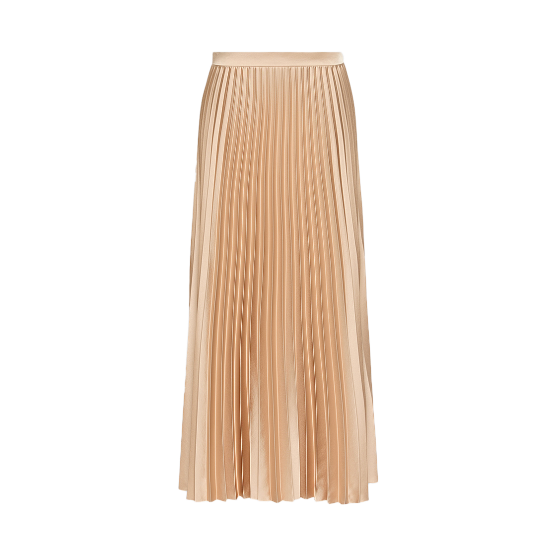 WKDNICCHIA 003 [20% 쿠폰] (W) Weekend Max Mara Nicchia Pleated Satin Skirt Antique Rose
