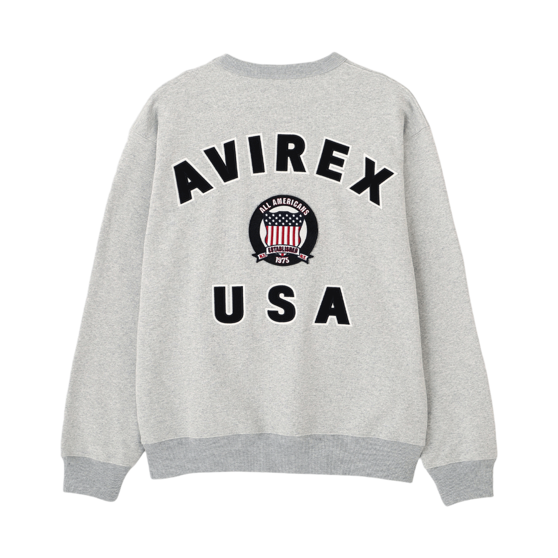 [예약배송] 아비렉스 시그니처 바시티 로고 스웻 그레이([예약배송] Avirex Signature Varsity Logo Sweat Grey)