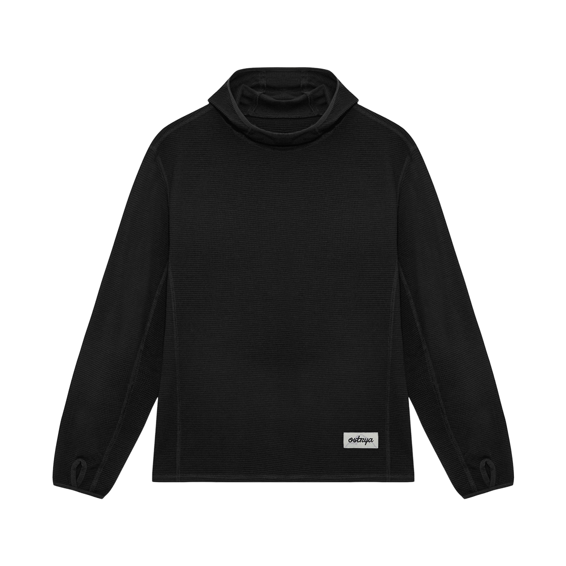 FW26TS02 Ostrya 26FW Ridge Base Hoodie Black